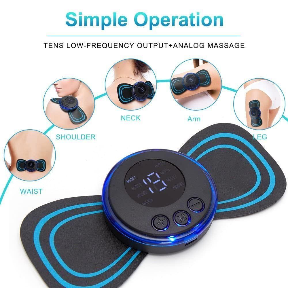 Eshopcart® Mini Massager with 8 Modes and 19 Strength Levels™